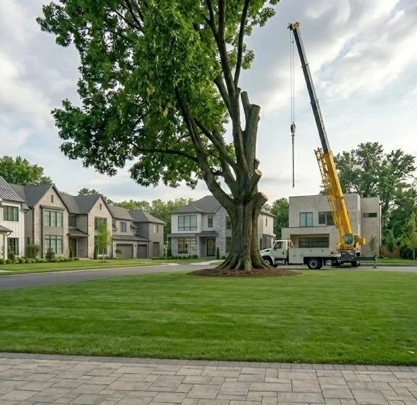 Crane Assistance Tree Removal Loudonville NY