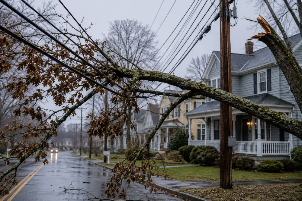 Branch on power line